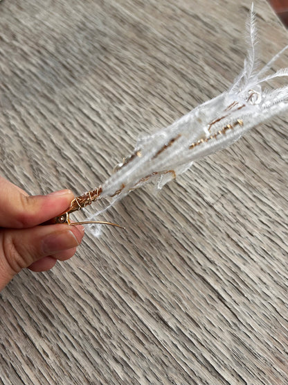 CLIP ELEGANTE CABELLO PLUMAS