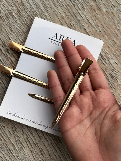 CLIP PINZA DORADA